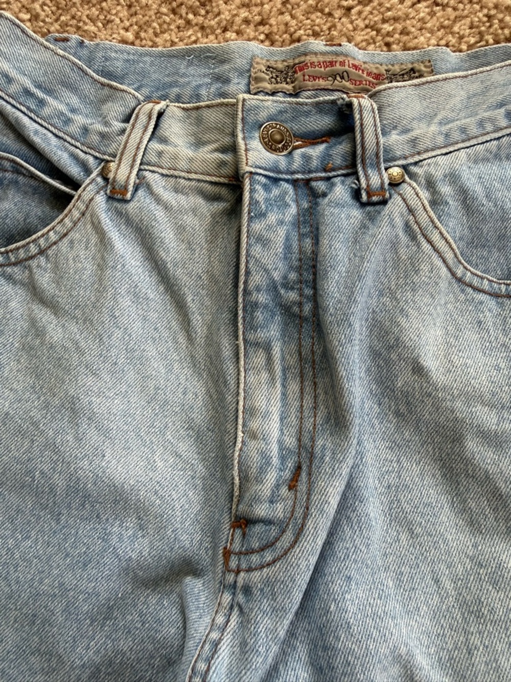 Vintage Levi’s 900 Series Light Wash Denim Jeans size 24 - Picture 3 of 9